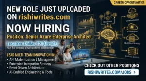 Principal Architect job in Dallas Texas requiring Azure architecture, API Management, Event Driven Architecture and Microservices.