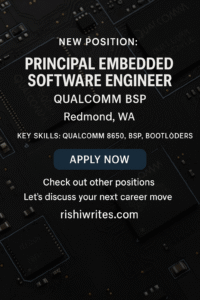 Principal Embedded Software Engineer job in Redmond – Qualcomm BSP and chipset optimization role