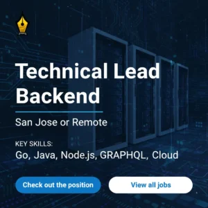Technical Lead Backend job in San Jose or Remote for scalable API and cloud systems